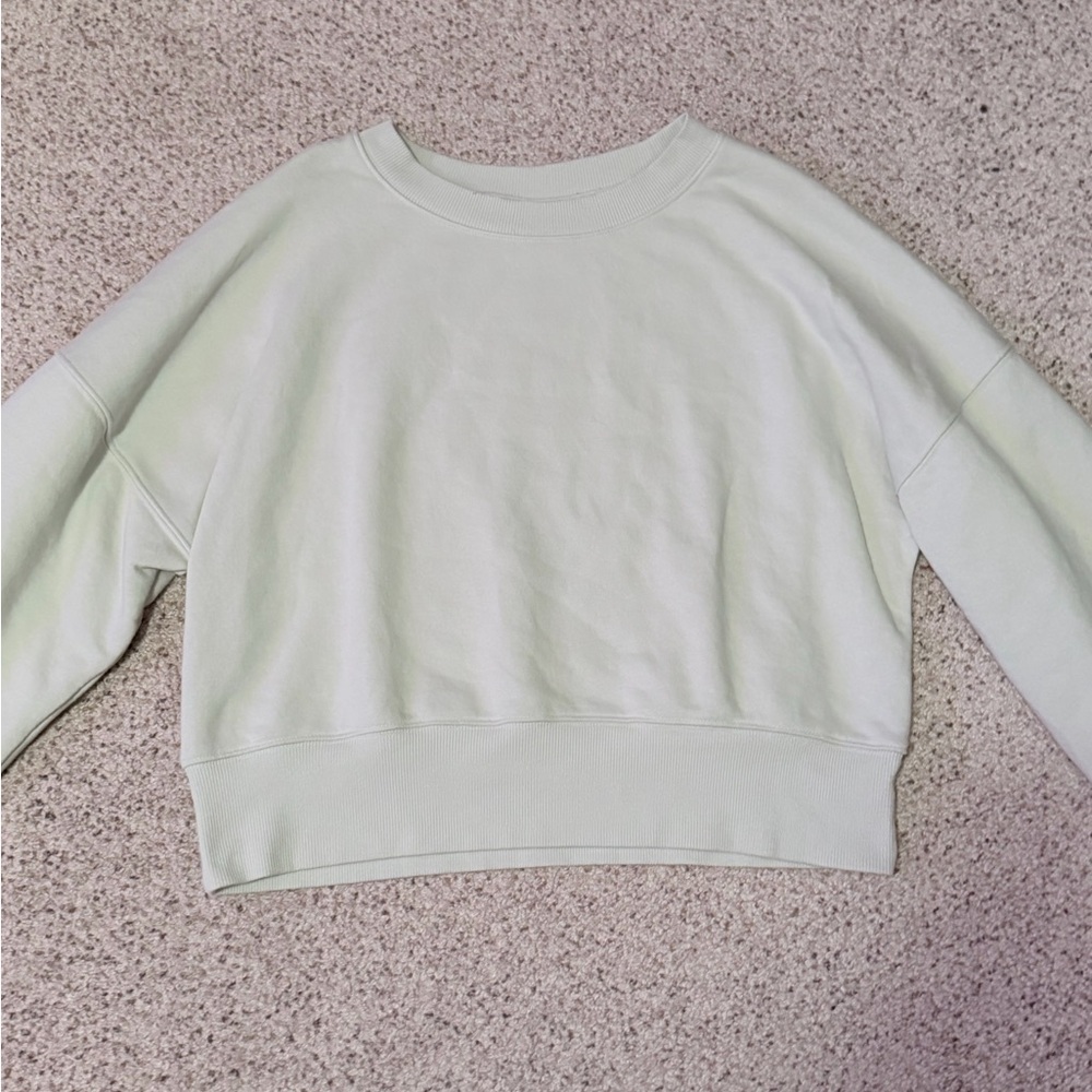 Wild Fable Mint Green Fleece-Lined Top